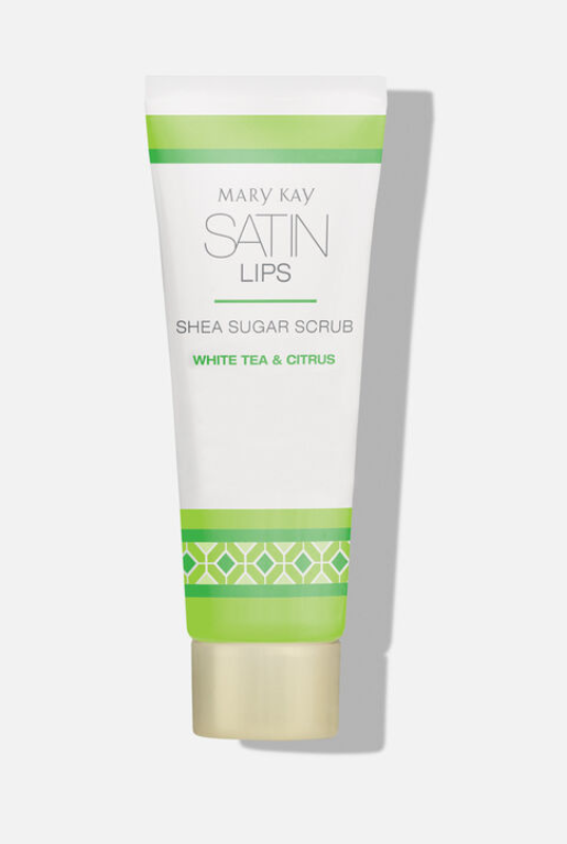 White Tea & Citrus Satin Lips® Shea Sugar Scrub